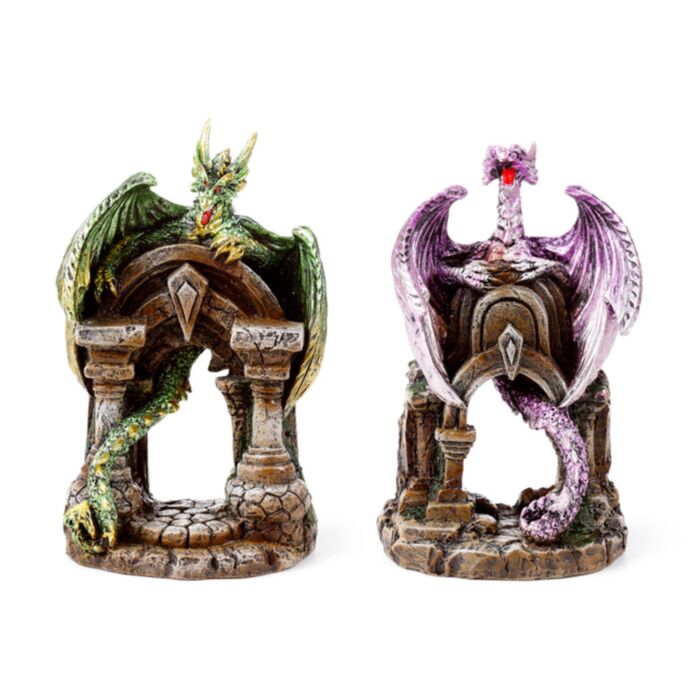 Dragonii Portectori al Portalului - Verde și Mov