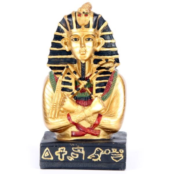 Tutankhamen Auriu cu Simbolurile Puterii