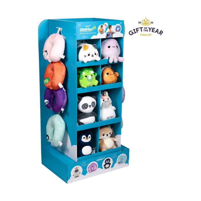 Suport de Expunere în Carton - Pentru Perne Swapseazzz - 8 Compartimente