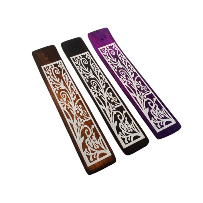 Arzător de bețișoare de tămâie - Botanică - Lemn de Mango