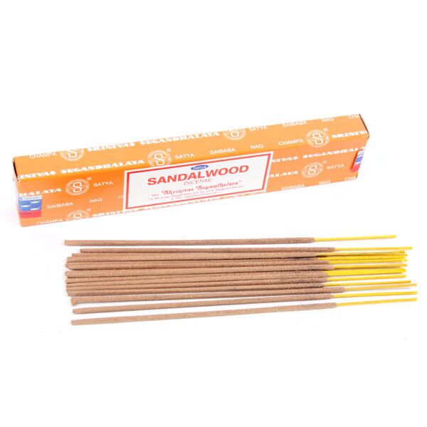 Bețișoare de Tămâie Nag Champa - Lemn de Santal (Sandalwood)