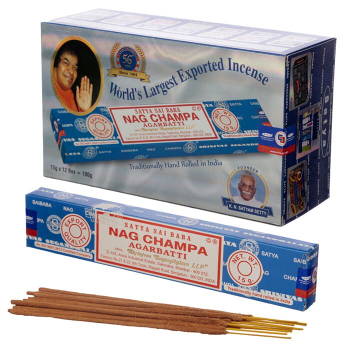 Bețișoare de Tămâie Nag Champa 15g