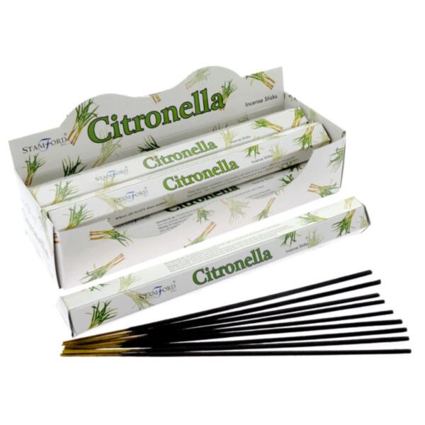 37120 Bețișoare de Tămâie Stamford Premium - Citronelă (Lămâie)