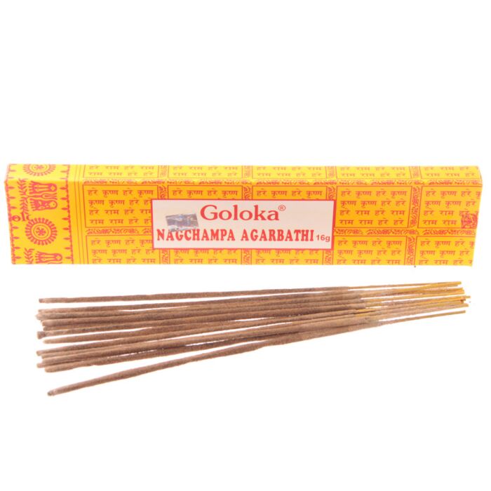 Bețișoare de Tămâie Nag Champa - Goloka 16g