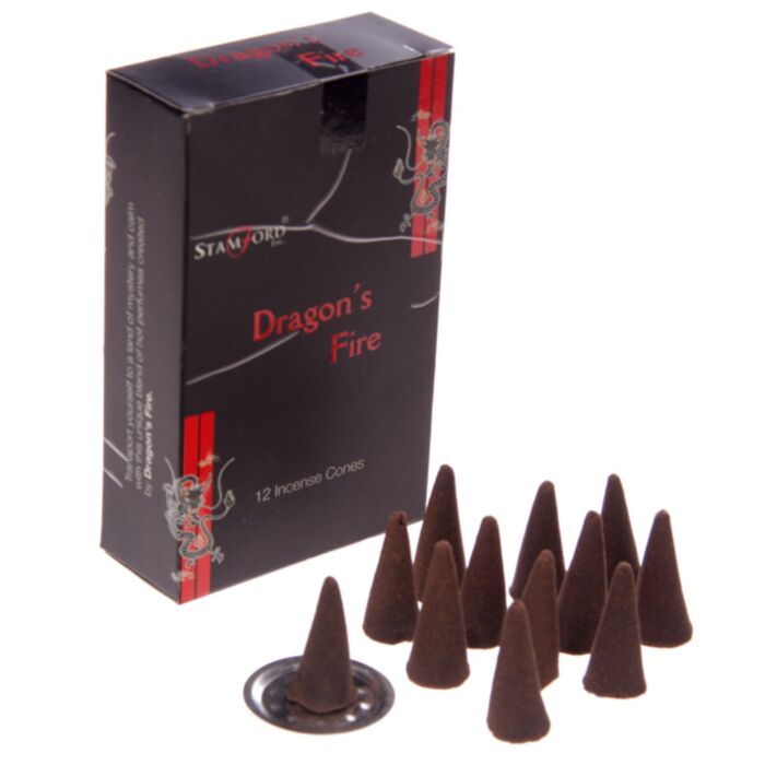 37180 Conuri de Tămâie Stamford Negru - Focul Dragonului