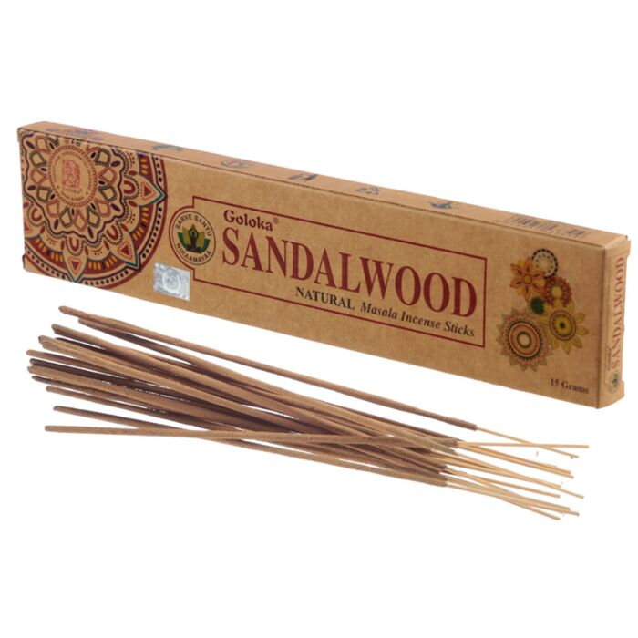 Bețișoare de Tămâie Goloka Premium - Lemn de Santal (Sandalwood)