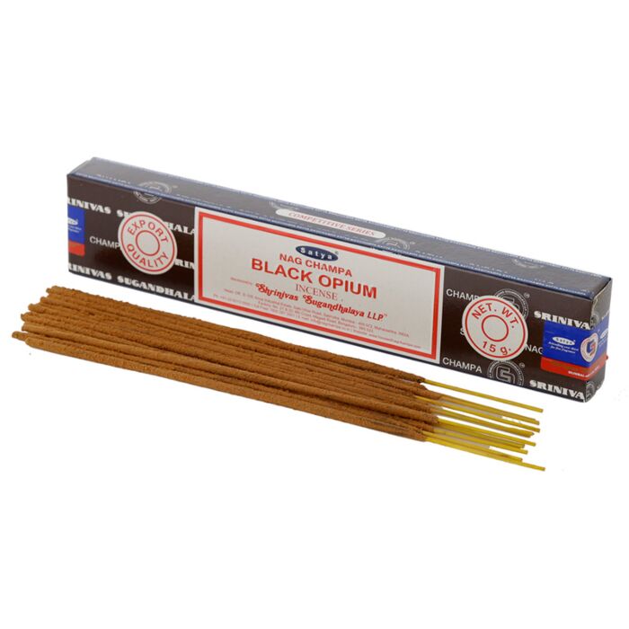 01347 Bețișoare de Tămâie Satya Nag Champa - Opiu Negru
