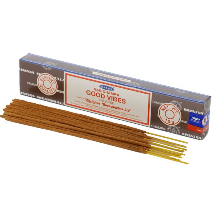 01355 Bețișoare de Tămâie Satya Nag Champa - Good Vibes