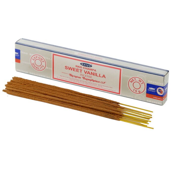01365 Bețișoare de Tămâie Satya Nag Champa - Vanilie Dulce