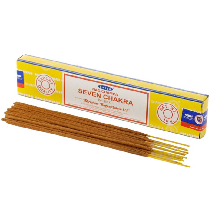 01412 Bețișoare de Tămâie Satya Nag Champa - 7 Chakra