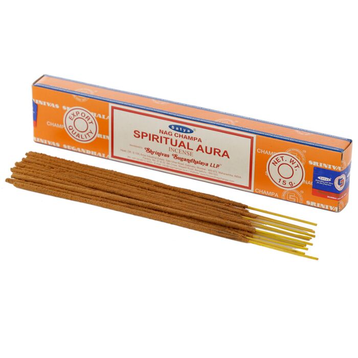 01413 Bețișoare de Tămâie Satya Nag Champa - Spiritual Aura