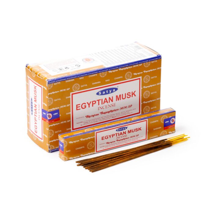 01420 Bețișoare de Tămâie Satya Nag Champa - Musc Egiptean
