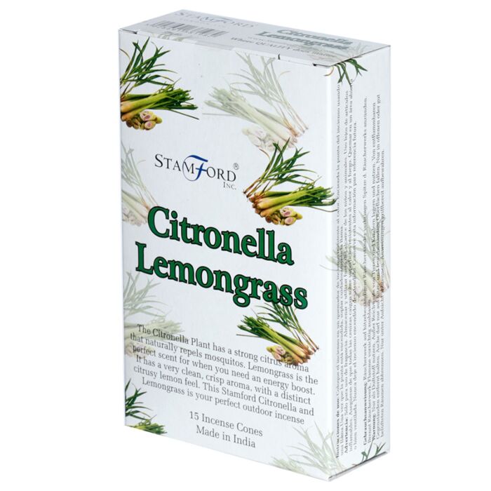 37198 Conuri de Tămâie Stamford - Citronelă și Lemongrass