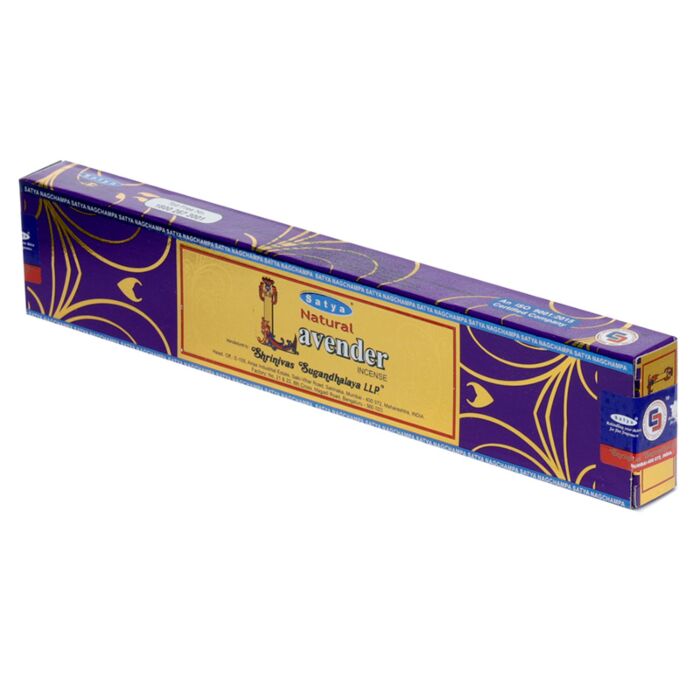 01444 Bețișoare de Tămâie Satya Nag Champa - Lavandă Naturală