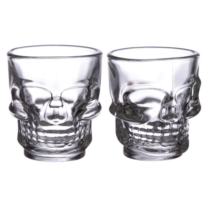 Set de 2 Pahare pentru Shoturi (60ml) - Craniu