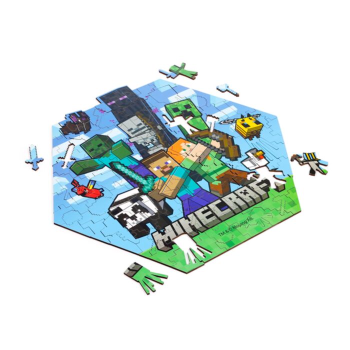 Puzzle 130 piese - Minecraft