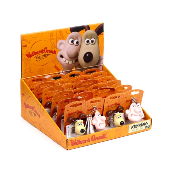 Breloc cu Led și Sunet - Wallace & Gromit