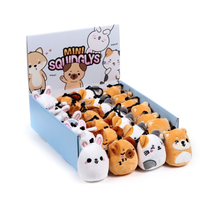 Breloc din Pluș - Animale Drăguțe - Adoramals - Squidglys