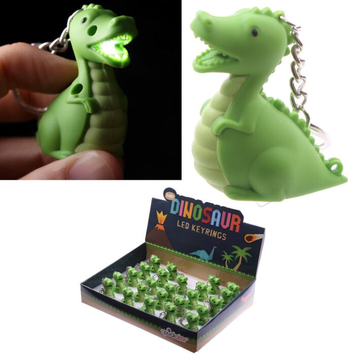 Breloc cu Led și Sunet - Dinosaur RAWR