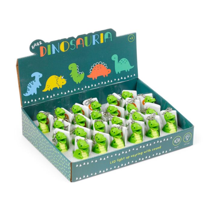 Breloc cu Led și Sunet - Dinosaur RAWR
