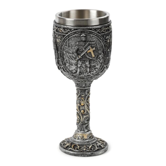 Pocal decorativ - Cavaler și Castel