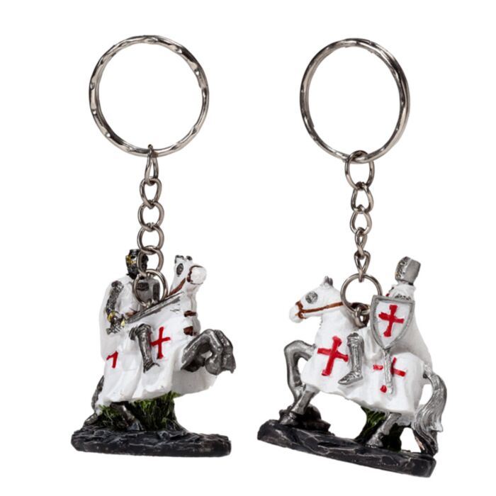 Breloc din Rășină - Cavalerul Crusadelor pe Cal