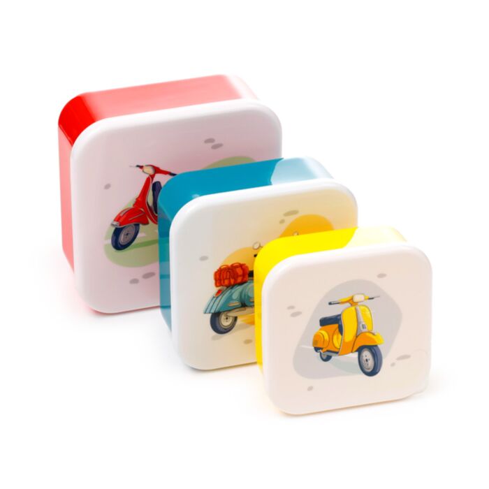 Set de 3 Cutii pentru Mâncare M/L/XL - Scuter