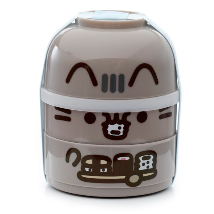Cutie de Prânz Compartimentată Rotundă - Pisica Pusheen