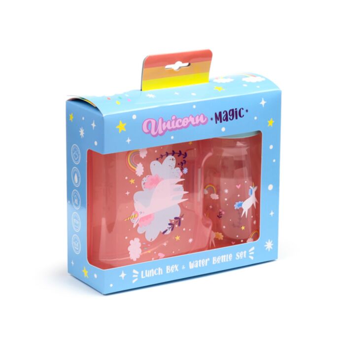 Set pentru Prânz cu Sticluță - Unicorn Magic