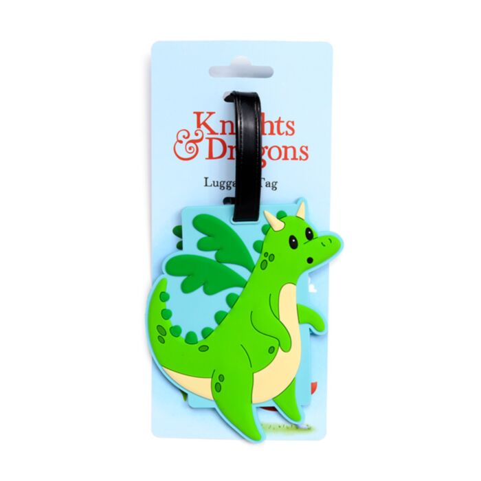Etichetă pentru Bagaj PVC - Cavaleri și Dragoni