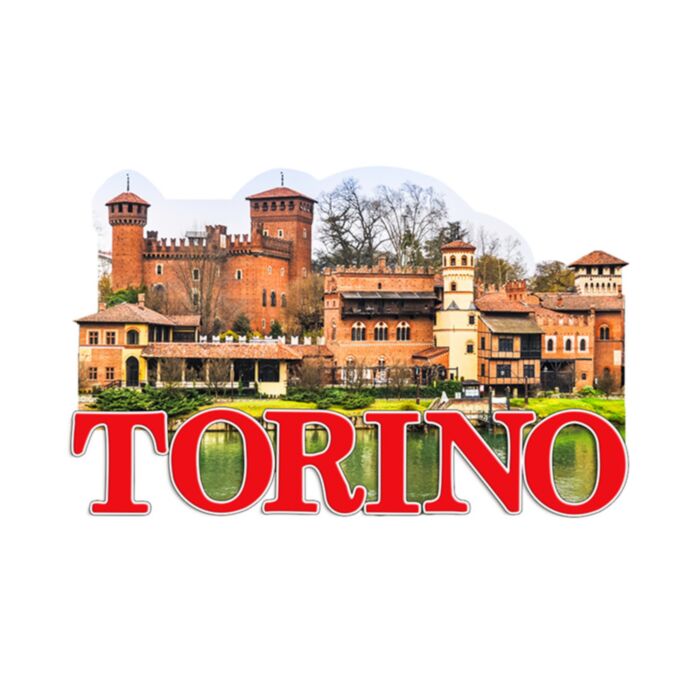 Magnet Imprimat în 3D - Torino Sat Medieval