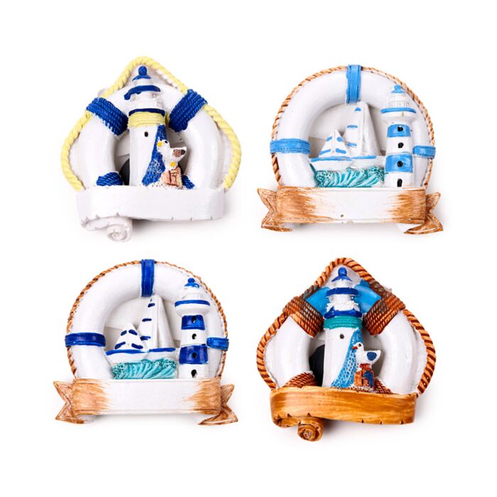 Magnet Imprimat în 3D - Colac de Salvare cu Far