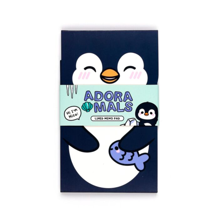 Caiet cu Deschidere Flip - Pinguin