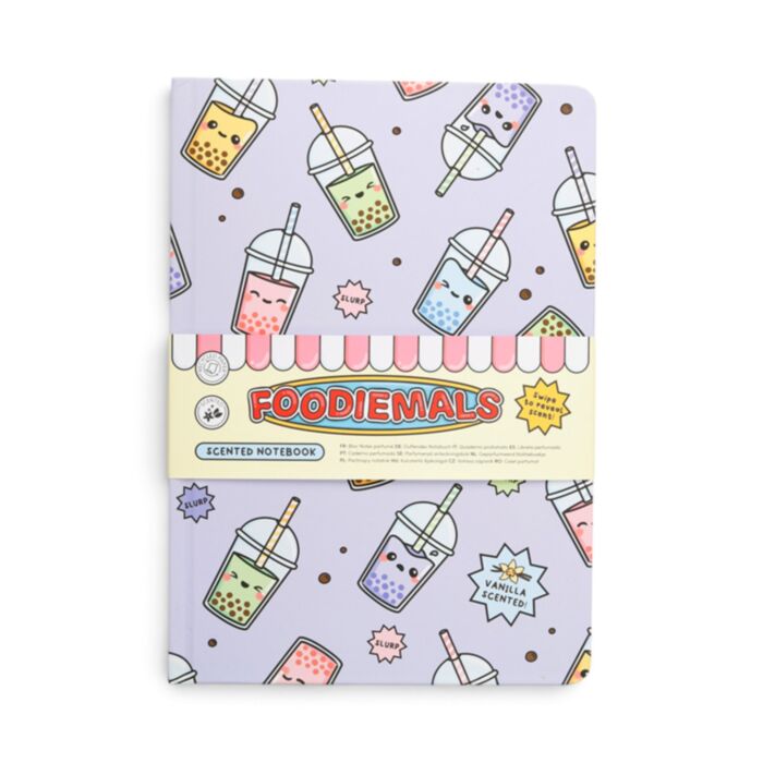 Caiet A5 Parfumat din Hârtie Reciclată - Bubble Tea