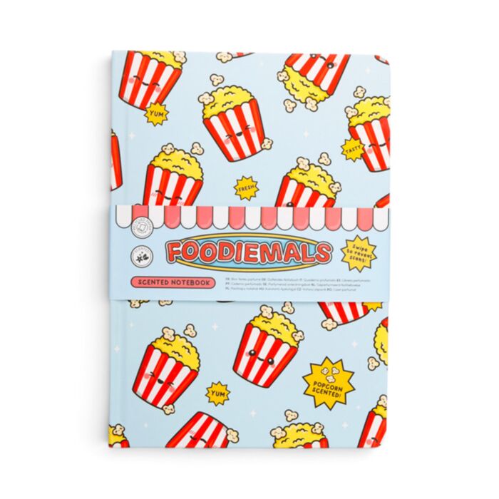Caiet A5 Parfumat din Hârtie Reciclată - Popcorn