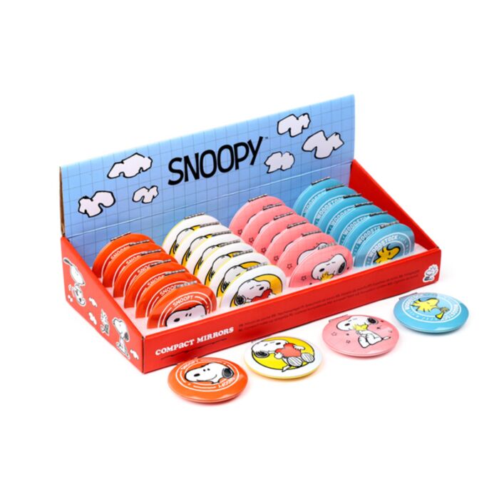 Oglindă de Poșetă - Peanuts Snoopy & Woodstock