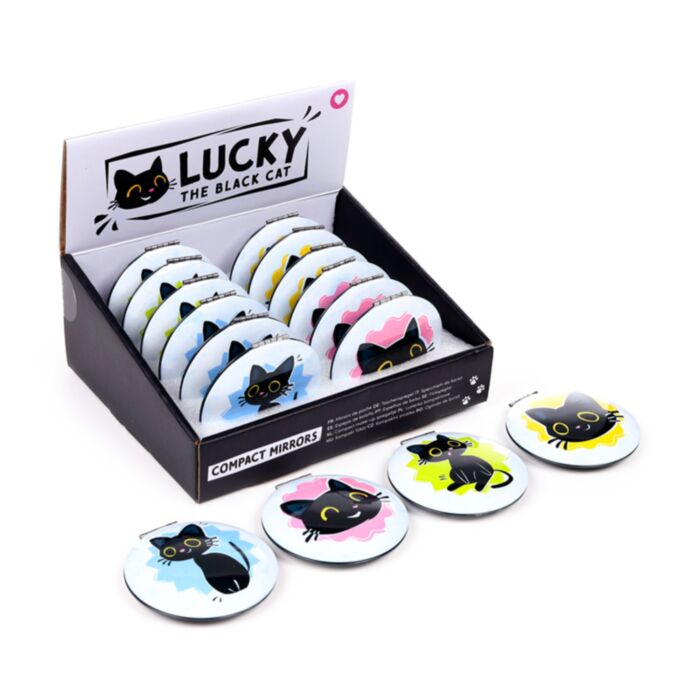 Oglindă de Poșetă - Lucky, Pisica Neagră
