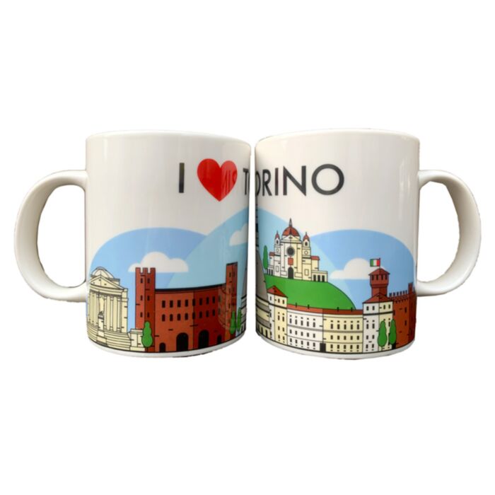 Cană în Porțelan - I love Torino