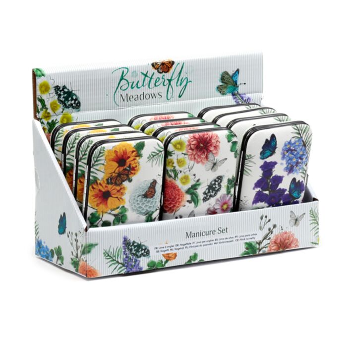 Trusă cu Set de Manichiură - Fluturi - Meadows