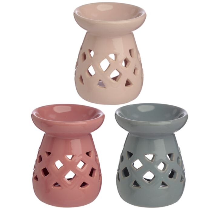 Arzător pentru Uleiuri și Ceară în Ceramică - Culori Pastel - Eden