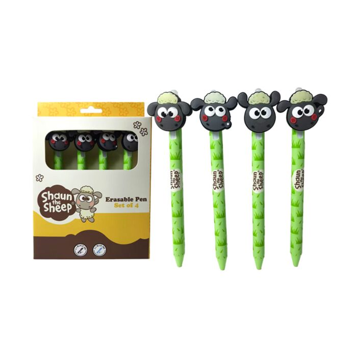 Set 4 Pixuri care se Șterg - Decorație Shaun the Sheep