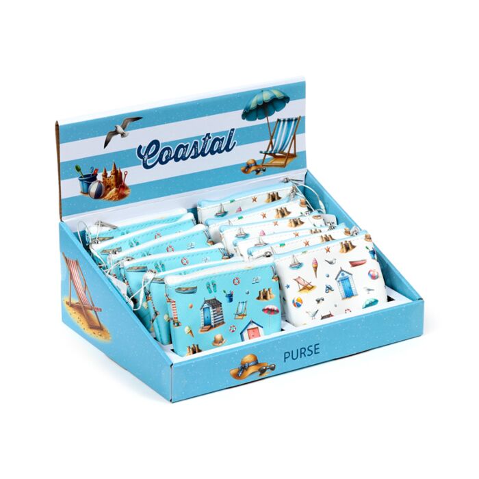 Portofel din PVC cu Fermoar - Plajă
