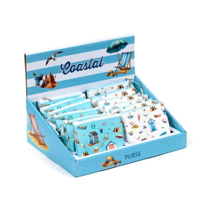 Portofel din PVC cu Fermoar - Plajă