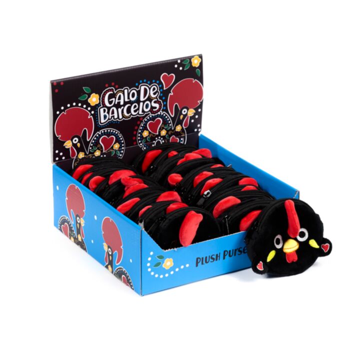 Mini Portofel din Pluș - Cocoș de Barcelos