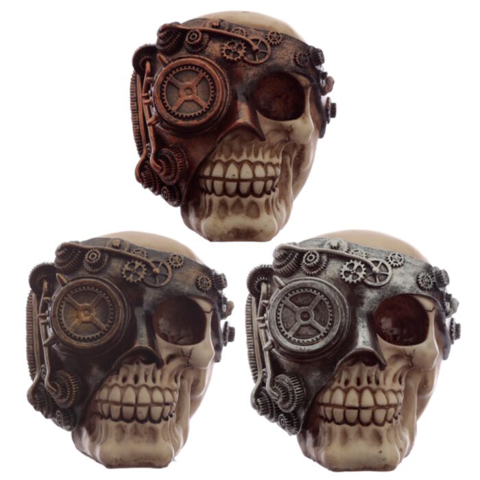 Craniu cu Motive Steampunk
