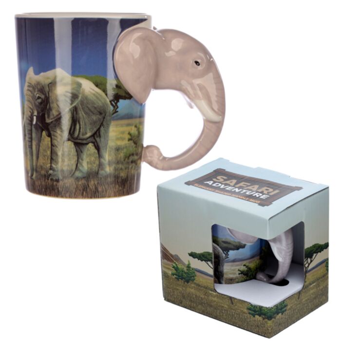Cană cu Toartă în Formă de Elefant