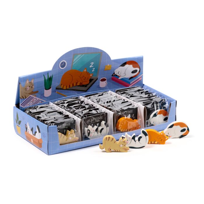 Radieră în Formă de Pisică - Pui de Somn