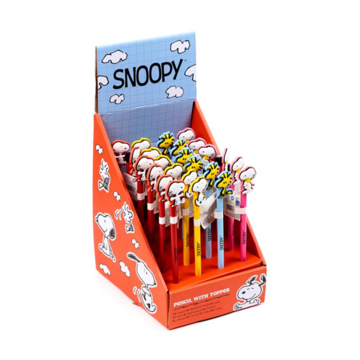 Creion cu Topper din PVC - Snoopy & Woodstock