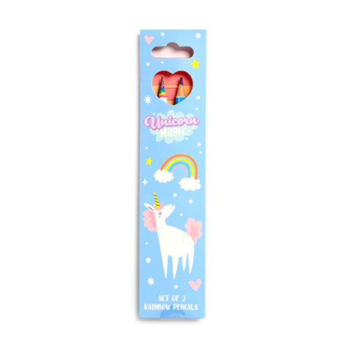 Set de 2 Creioane Curcubeu - Unicorn Magic
