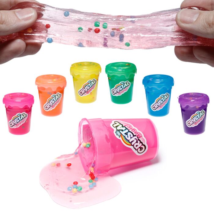 Slime cu Perle Colorate - Magic Crystal